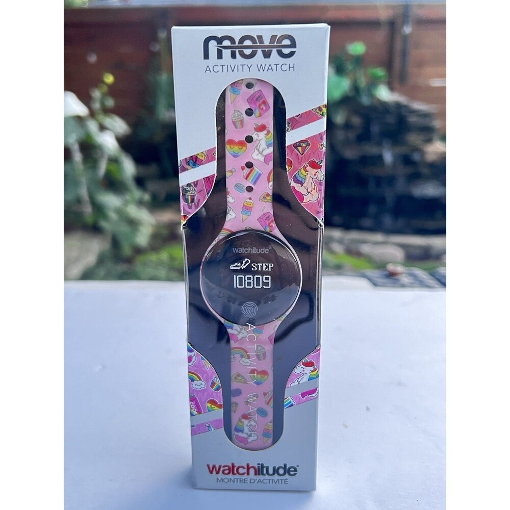 NEW Sealed Watchitude MOVE Activity Watch Unicorn Treats Pink Kids Fitness Track